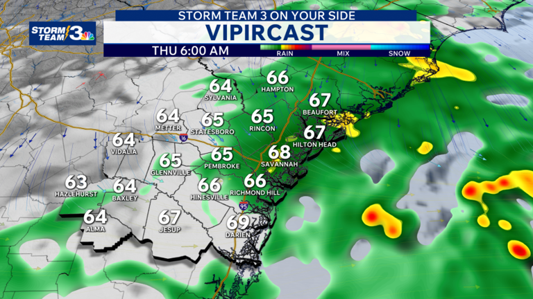 Storm Team 3: Scattered rain Wednesday & Thursday morning, more rain ...