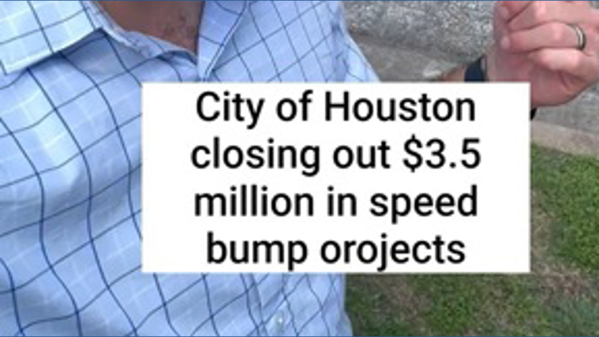 Houston speed bumps