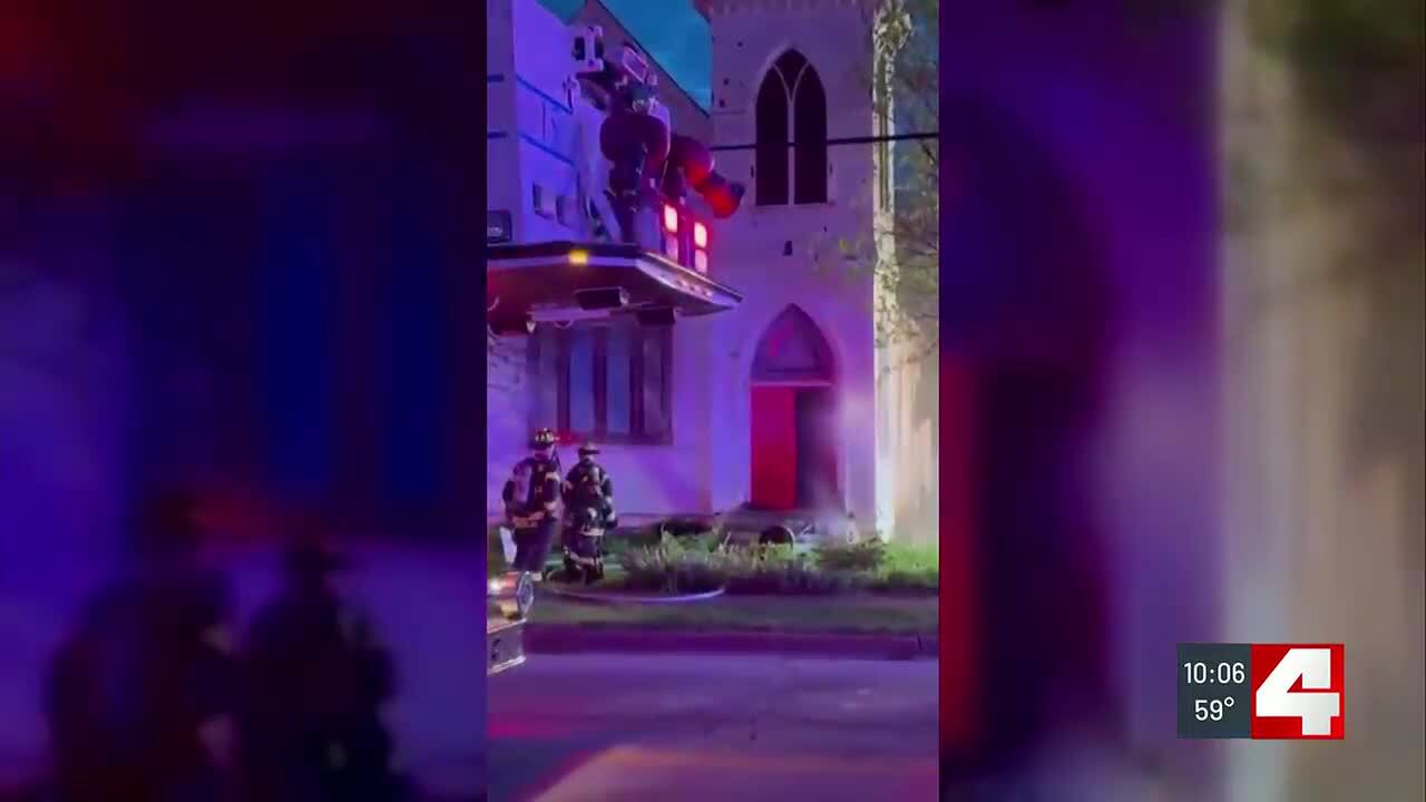Man charged with setting fire to historic Kirkwood church