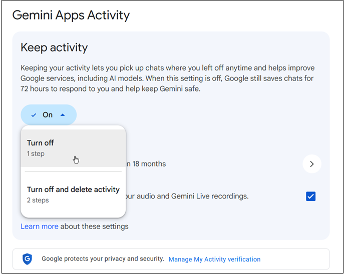 Change These 6 Gemini Settings ASAP to Protect Your Privacy