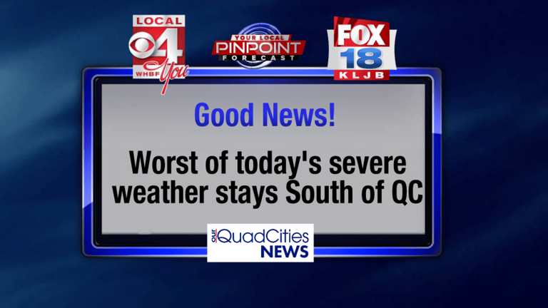 After Monday, only light rain in the Quad Cities forecast this week
