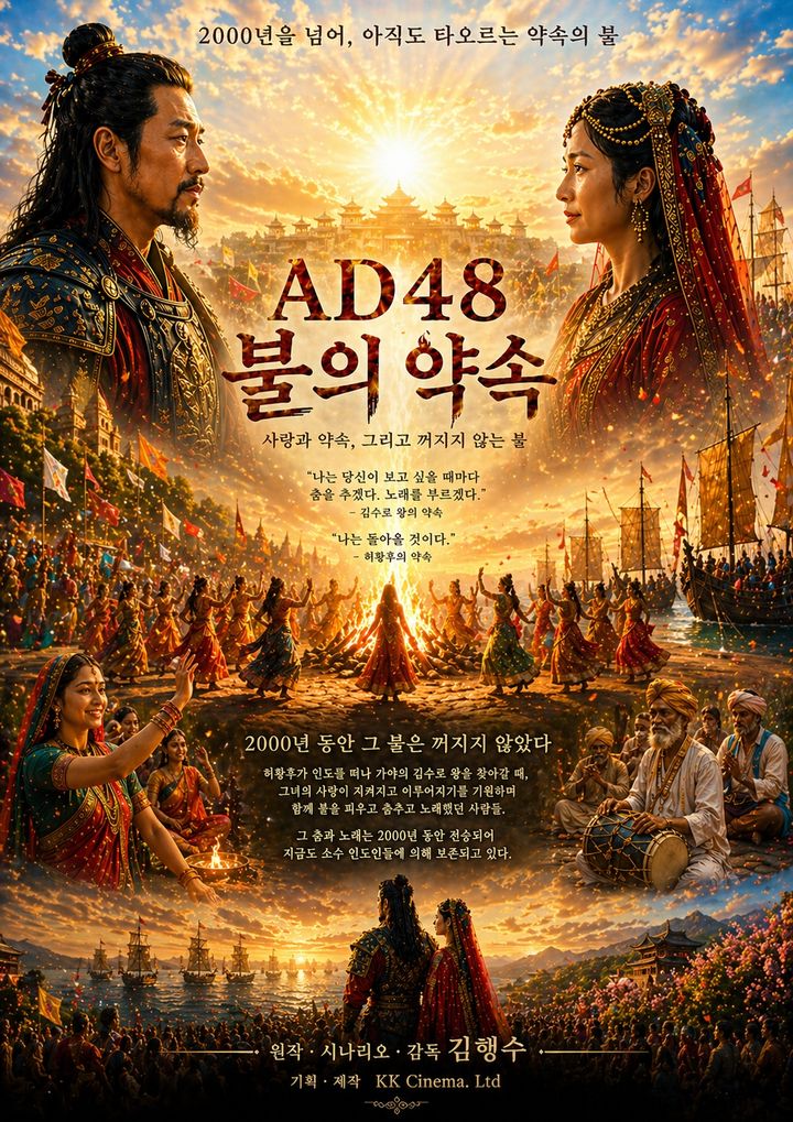 김수로왕·허왕후 서사 스크린으로… 'AD48, 불의 약속' 제작 추진