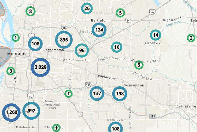 MLGW customers without power amid severe storms