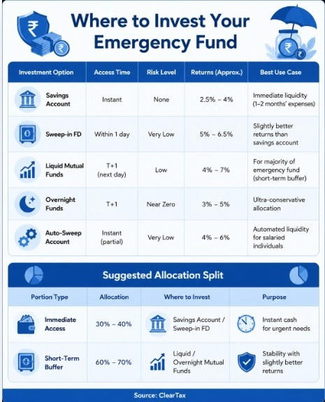 How much emergency fund should you build before you start investing?