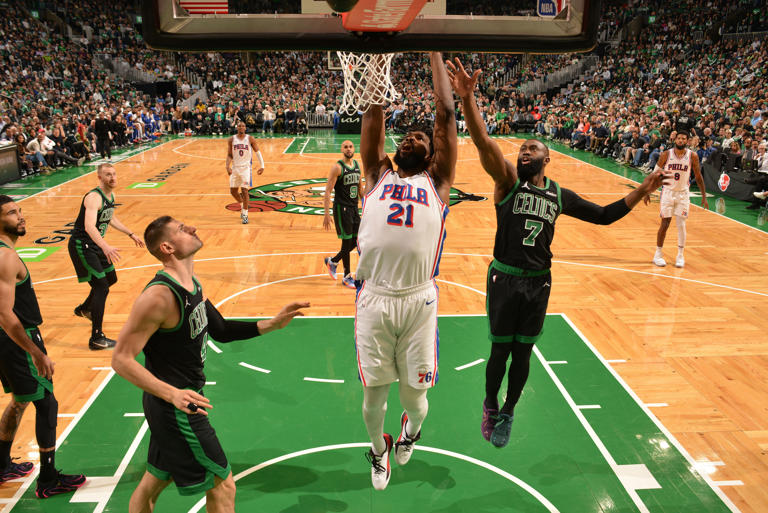 Sixers Stun Celtics in Boston, Embiid Leads Charge to Force Game 6