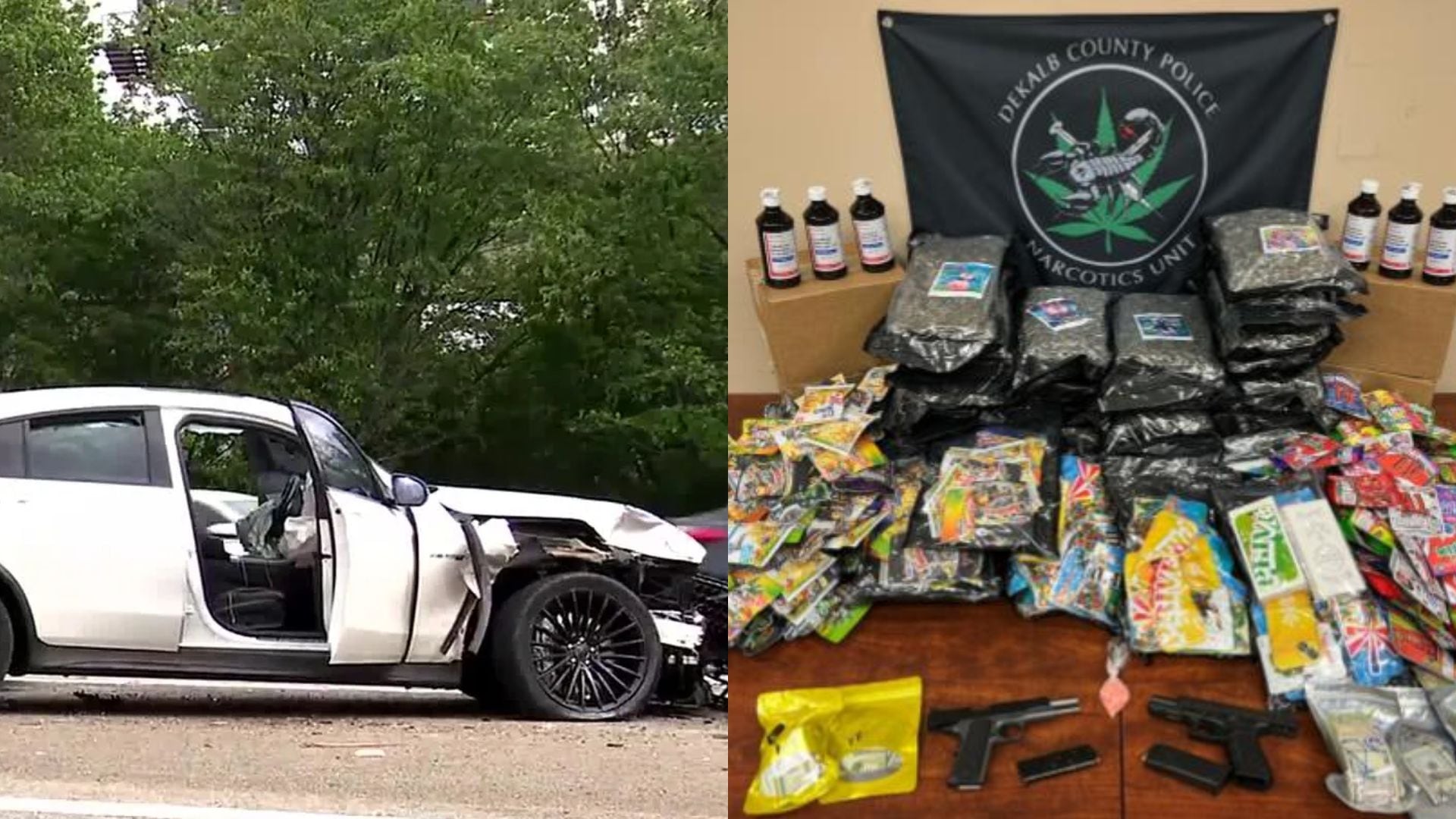 40 lbs. of weed, more drugs found in car after DeKalb police chase ends ...