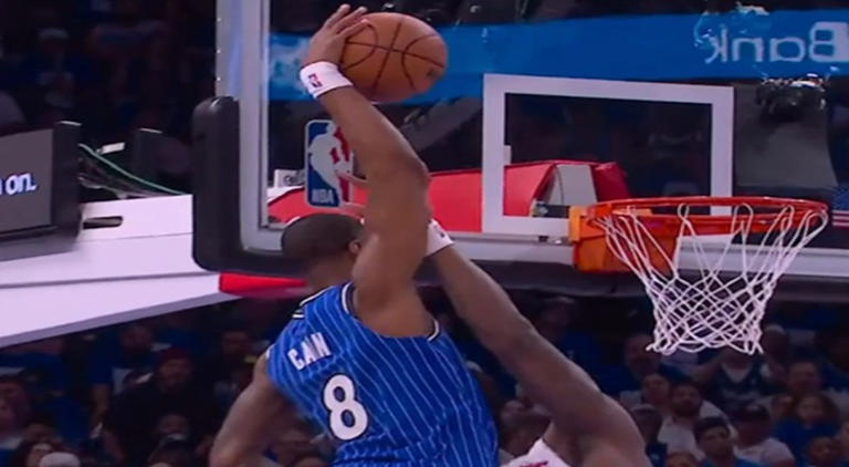 Jamal Cain’s poster dunk over Jalen Duren helps Magic take 3-1 lead on ...