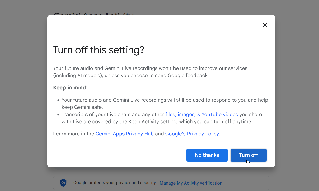 Change These 6 Gemini Settings ASAP to Protect Your Privacy