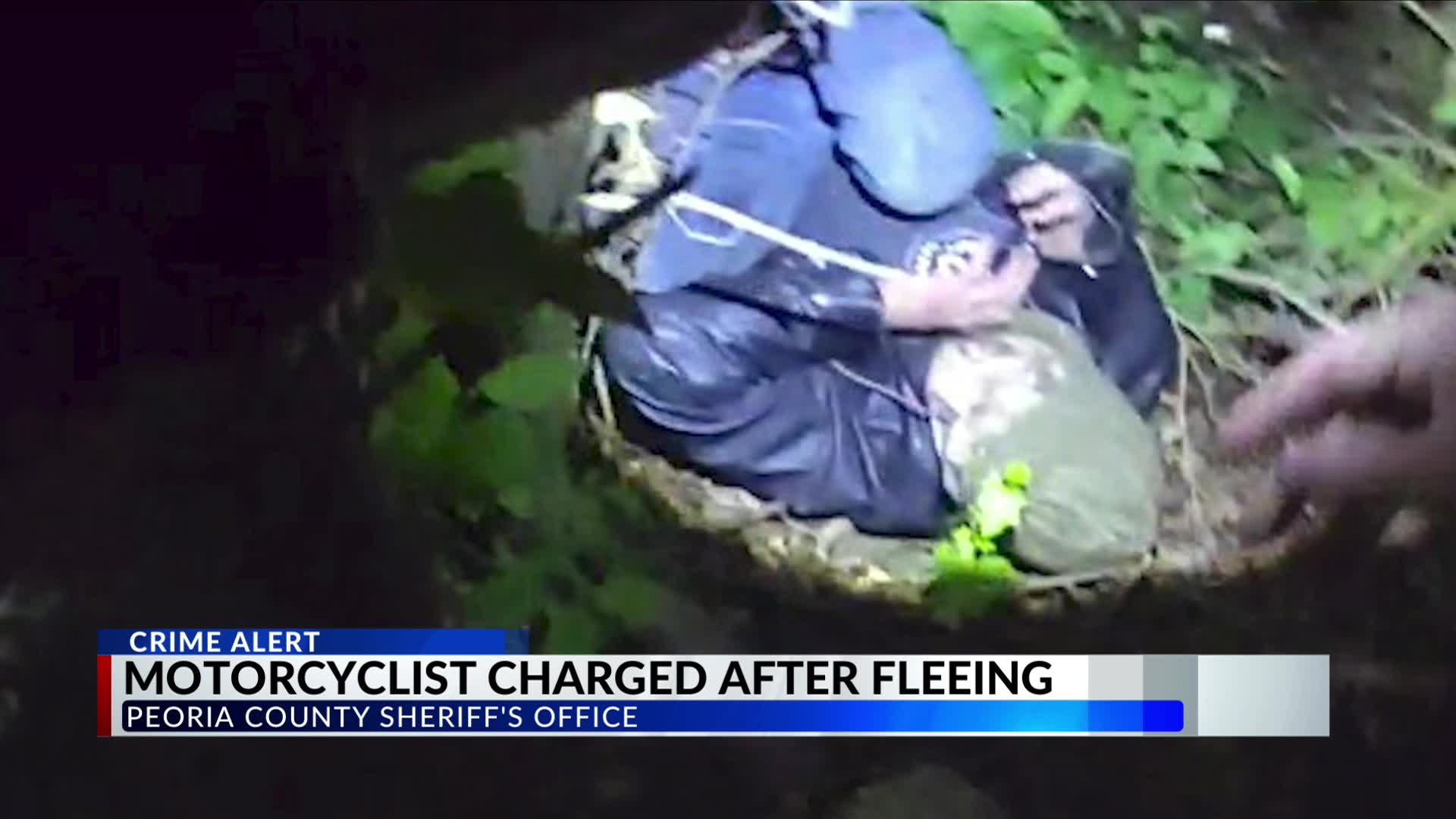 Man arrested after wild motorcycle chase in Peoria County