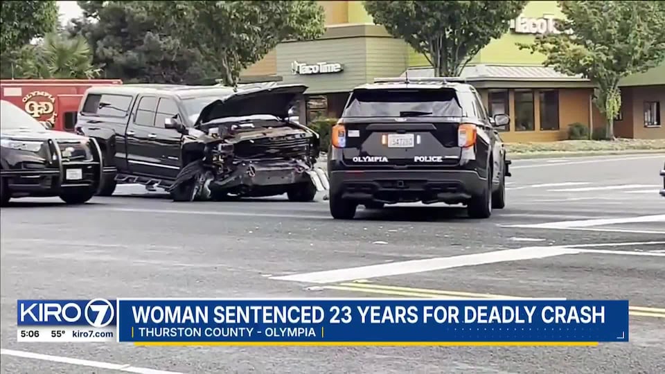 Video: Woman sentenced to 23 years for deadly crash