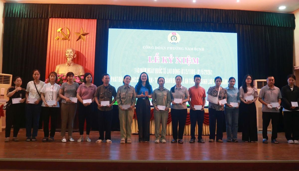 Công đoàn phường Nam Định phát động Tháng Công nhân năm 2026