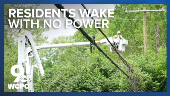 Hundreds of residents wake up with no power after overnight storms