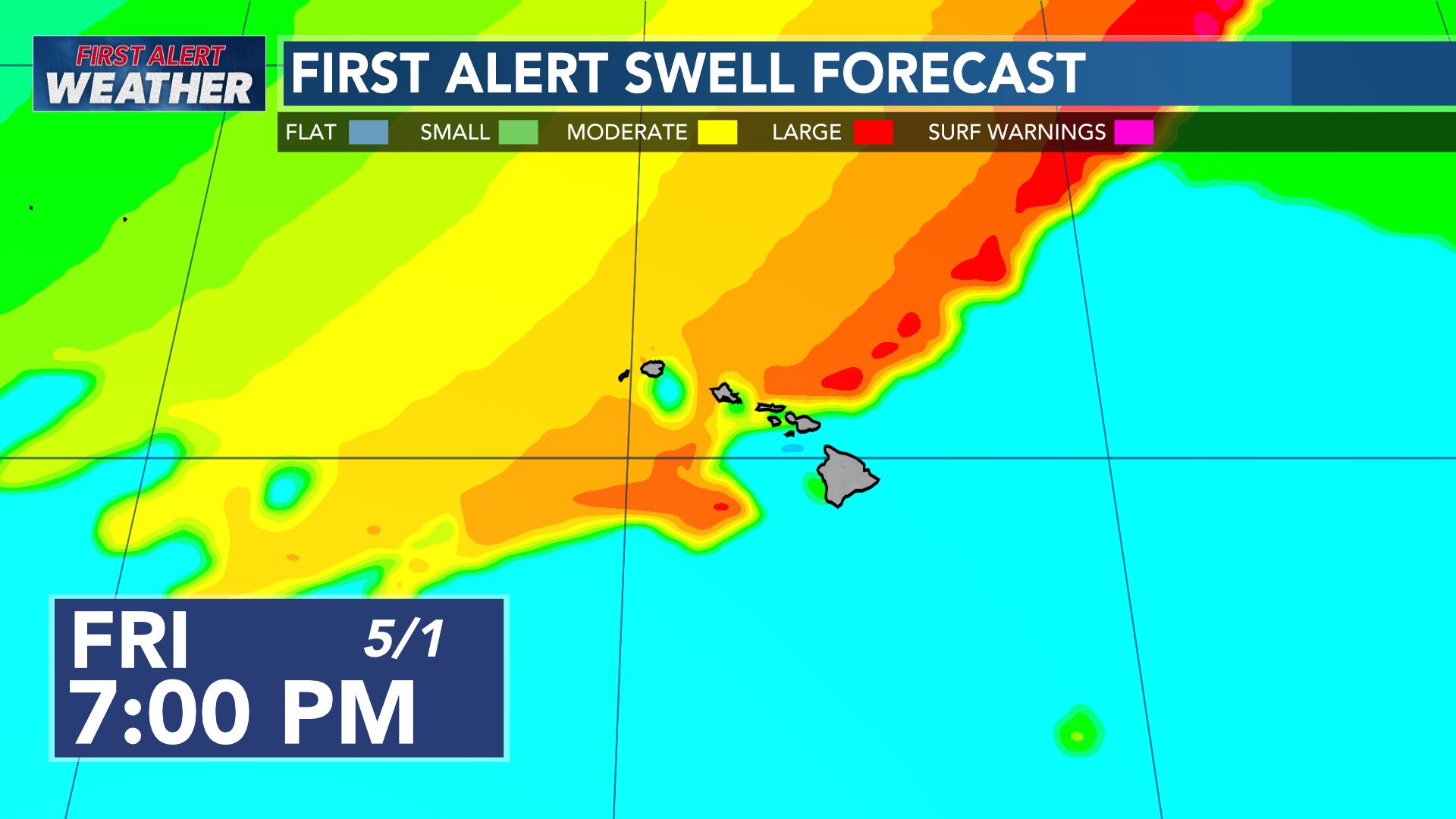 First alert forecast: Breezy trade winds with scattered showers making ...