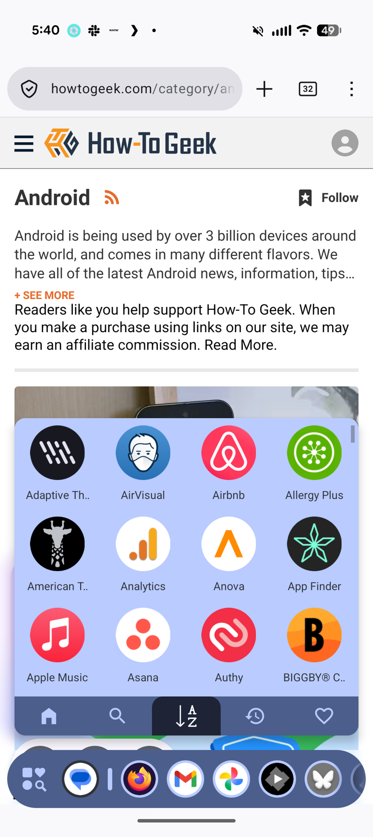 How I added a Windows-style taskbar to my Android phone