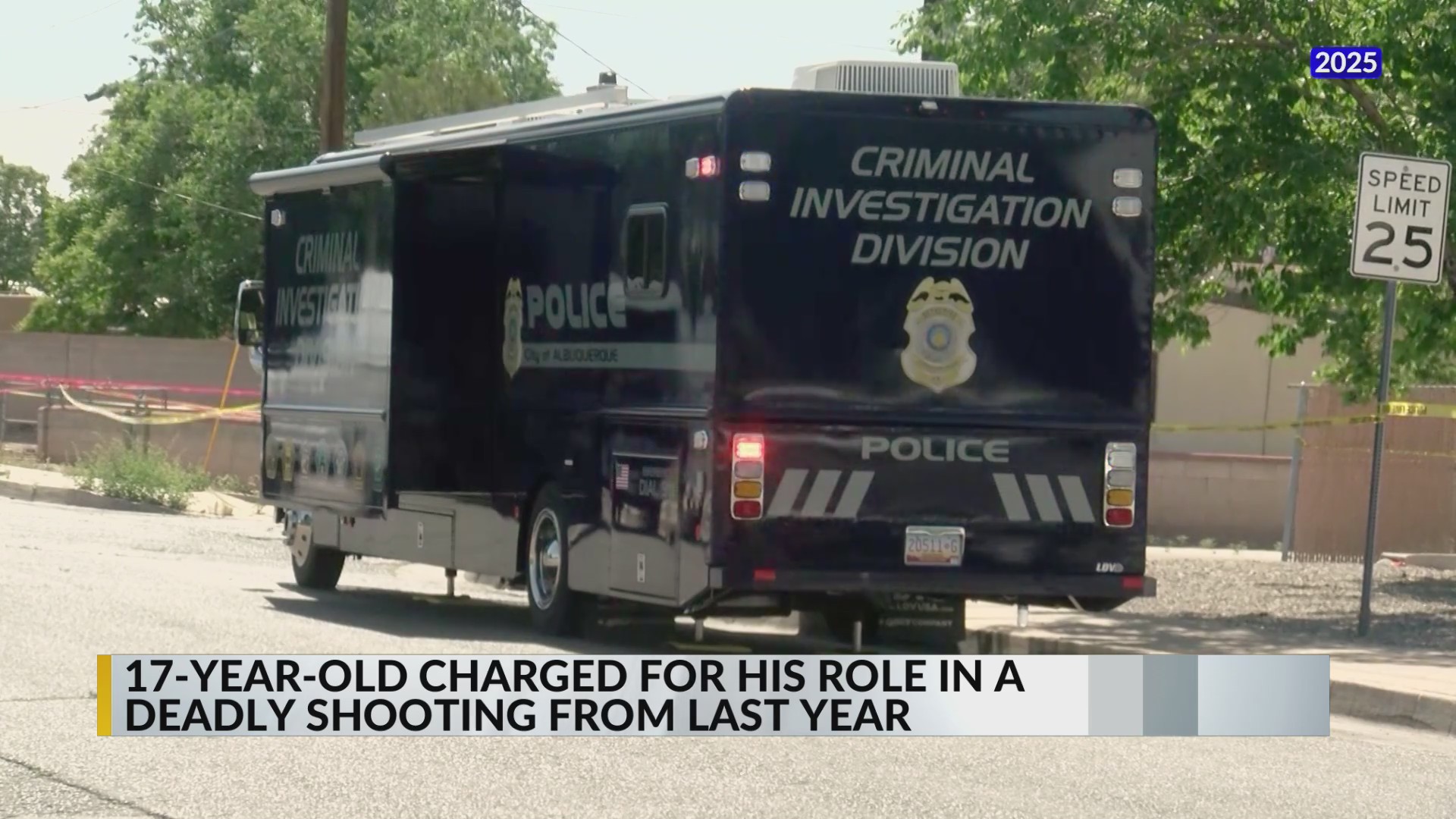 Teen charged in connection to 2025 fatal shooting in Albuquerque