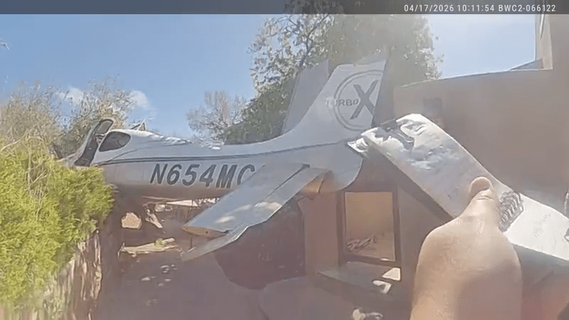 Video: Santa Fe County deputies respond to plane crash at popular spa
