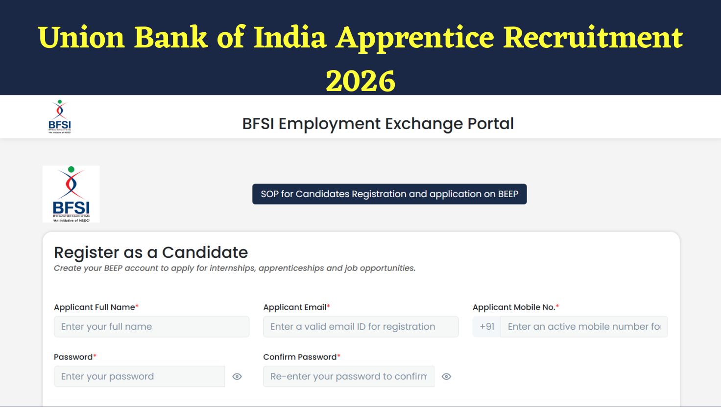 Union Bank of India apprentice recruitment 2026: Notification out for ...