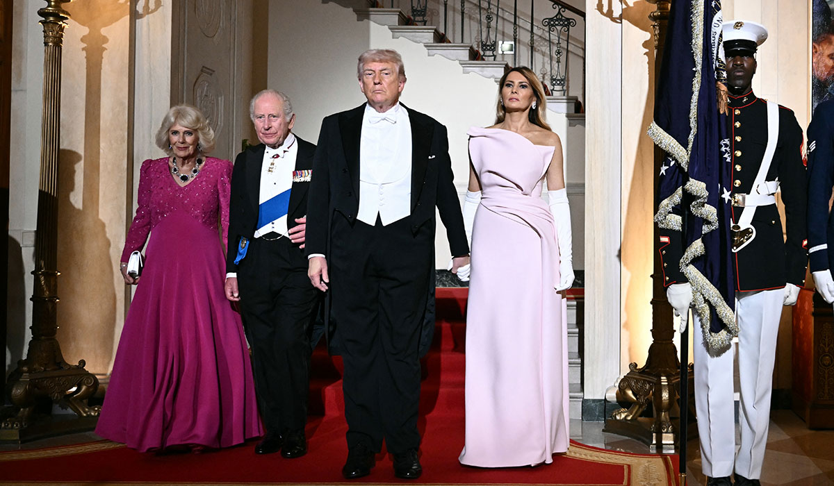 Pics: Melania Trump and Queen Camilla both wear pink at state dinner