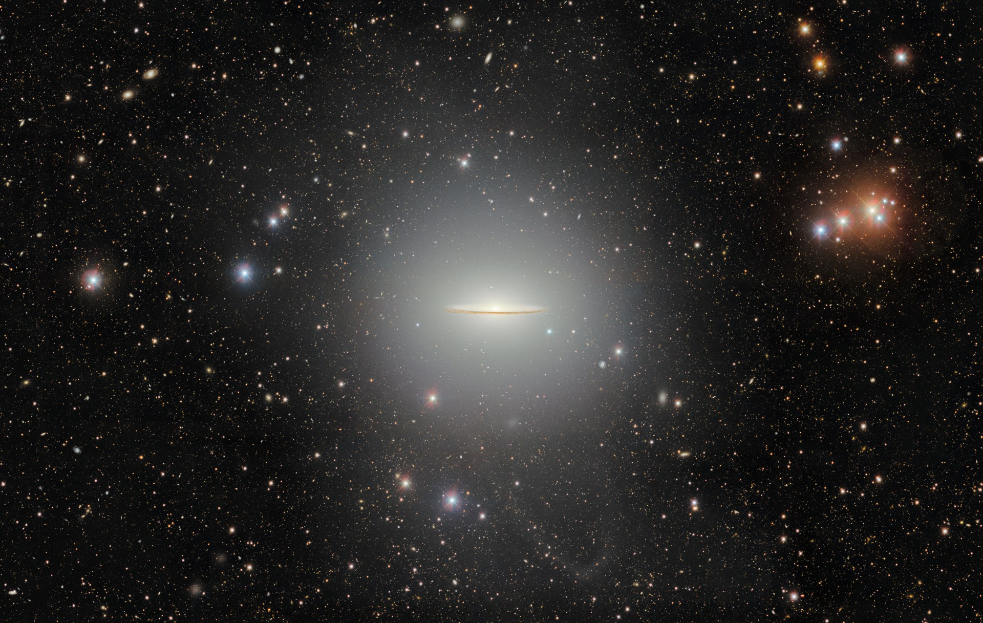 There’s a galaxy shaped like a giant hat 30,000,000 light-years from Earth