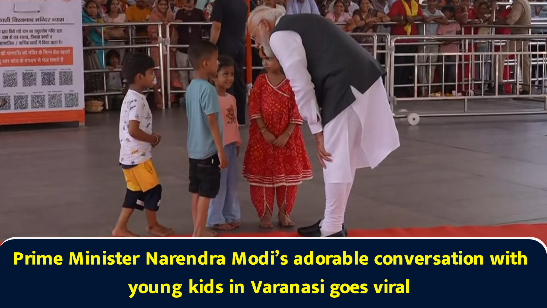 Prime Minister Narendra Modi’s adorable conversation with young kids in ...