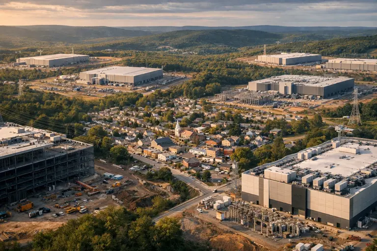 Data center IA: una cittadina si ribella a sei campus