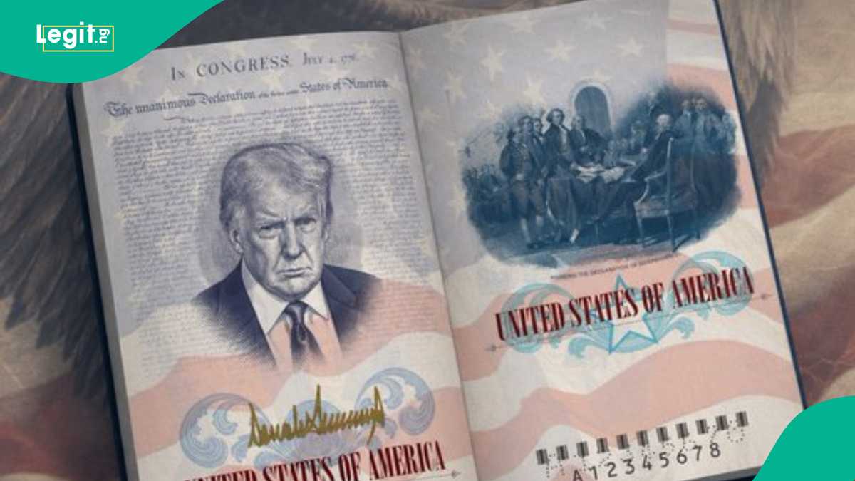 Just in: US to issue passports featuring Trump’s picture, reason emerge