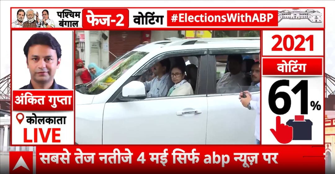 Breaking: Mamata Banerjee on ground, booth-to-booth campaign in Bhabanipur