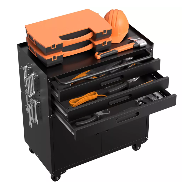 This 'sturdy' rolling tool cabinet is 40% off at Target