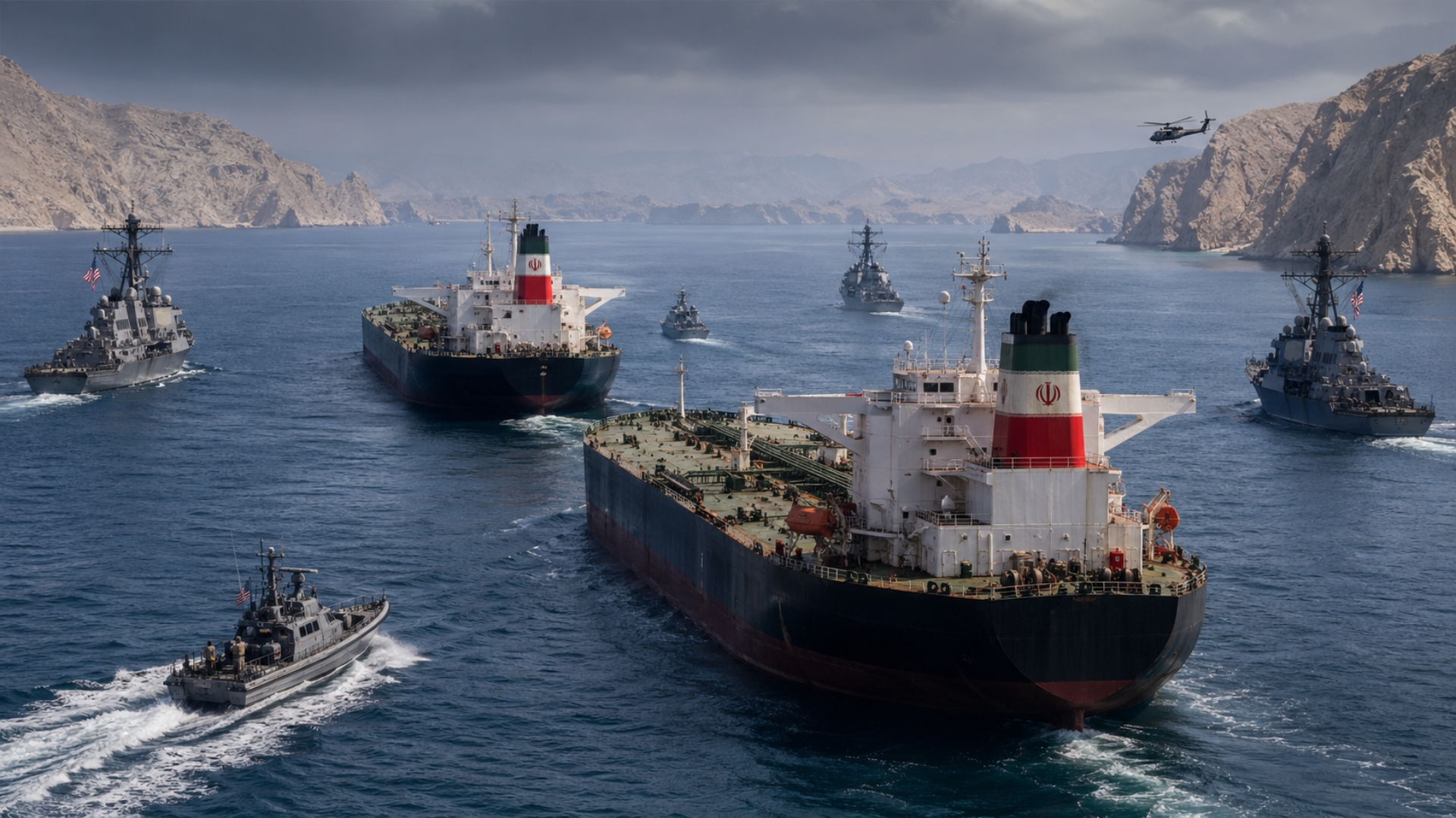 L'Armée Américaine Détruit Cinq Pétroliers Iraniens dans le Golfe d'Oman