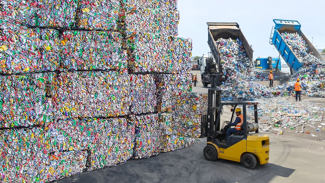Amazing way they collect & recycle millions of soda cans in England