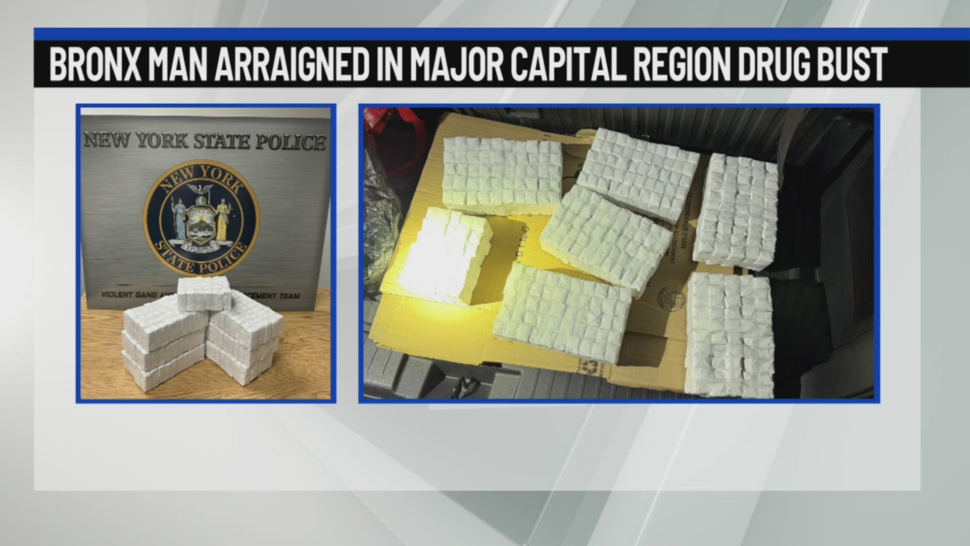 Bronx man arraigned in major drug bust