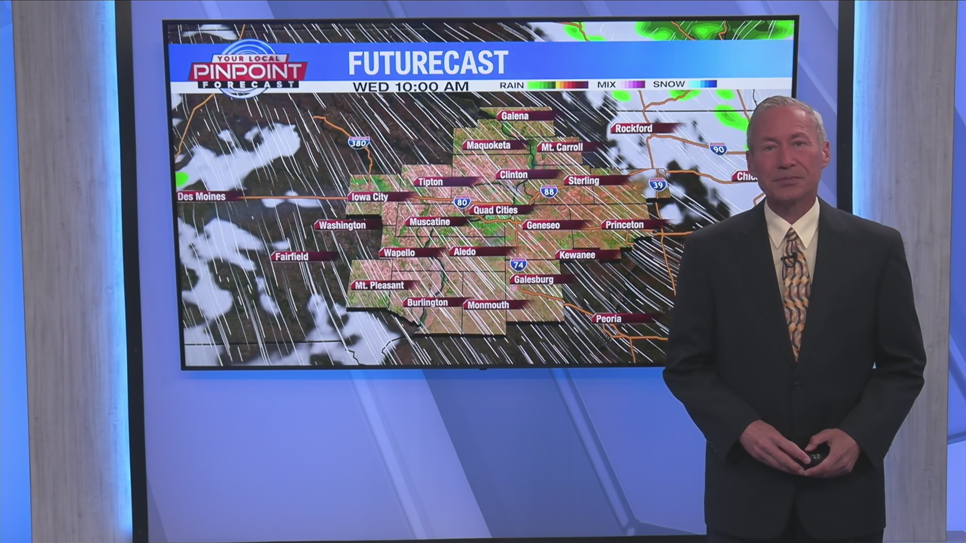 Few light rain chances for the Quad Cities