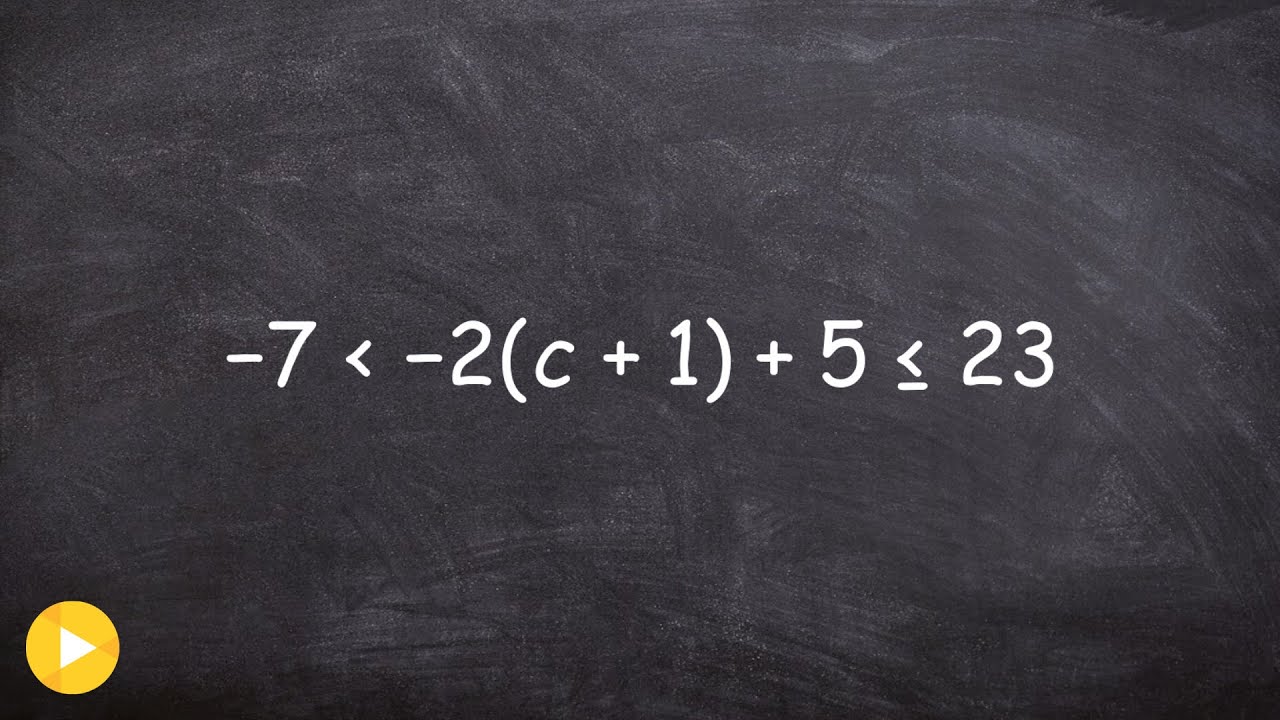 Graphing a multi-step compound inequality - Math help