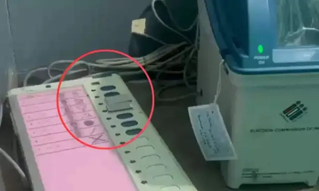 West Bengal: TMC accused of taping BJP button on EVM, re-poll ordered