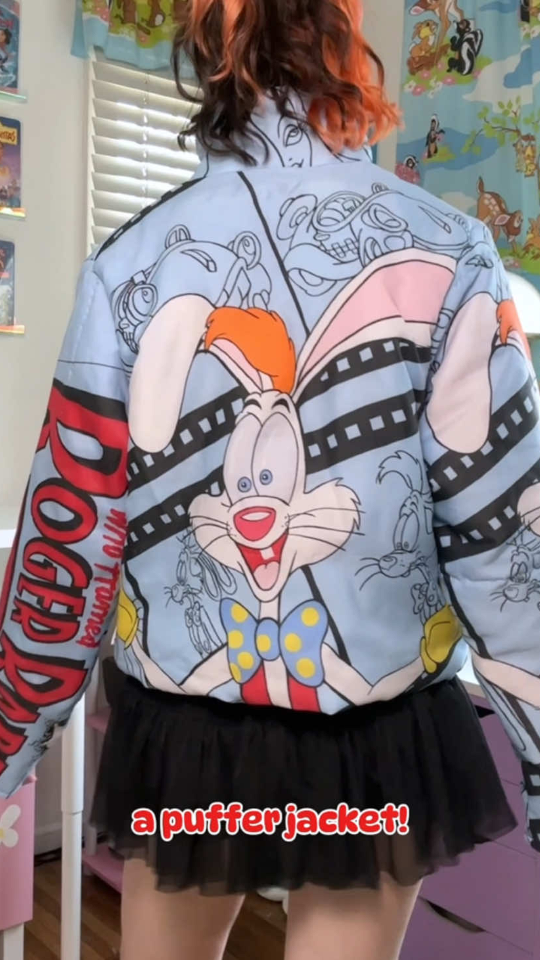 Vintage Roger Rabbit jacket turned into a new fashion piece