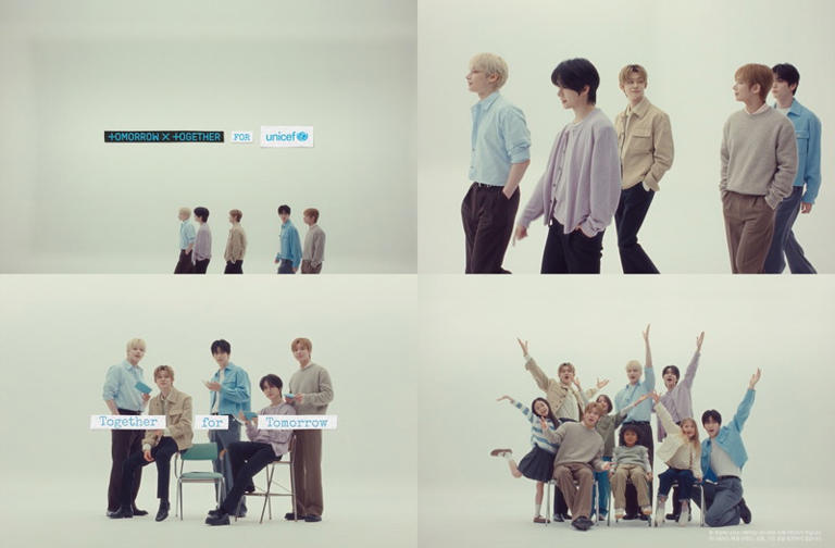 TOMORROW X TOGETHER×ユニセフ「TOGETHER FOR TOMORROW」公式映像が公開