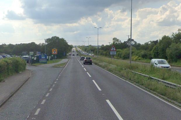 Crash blocks part of A127 near popular garden centre as traffic builds