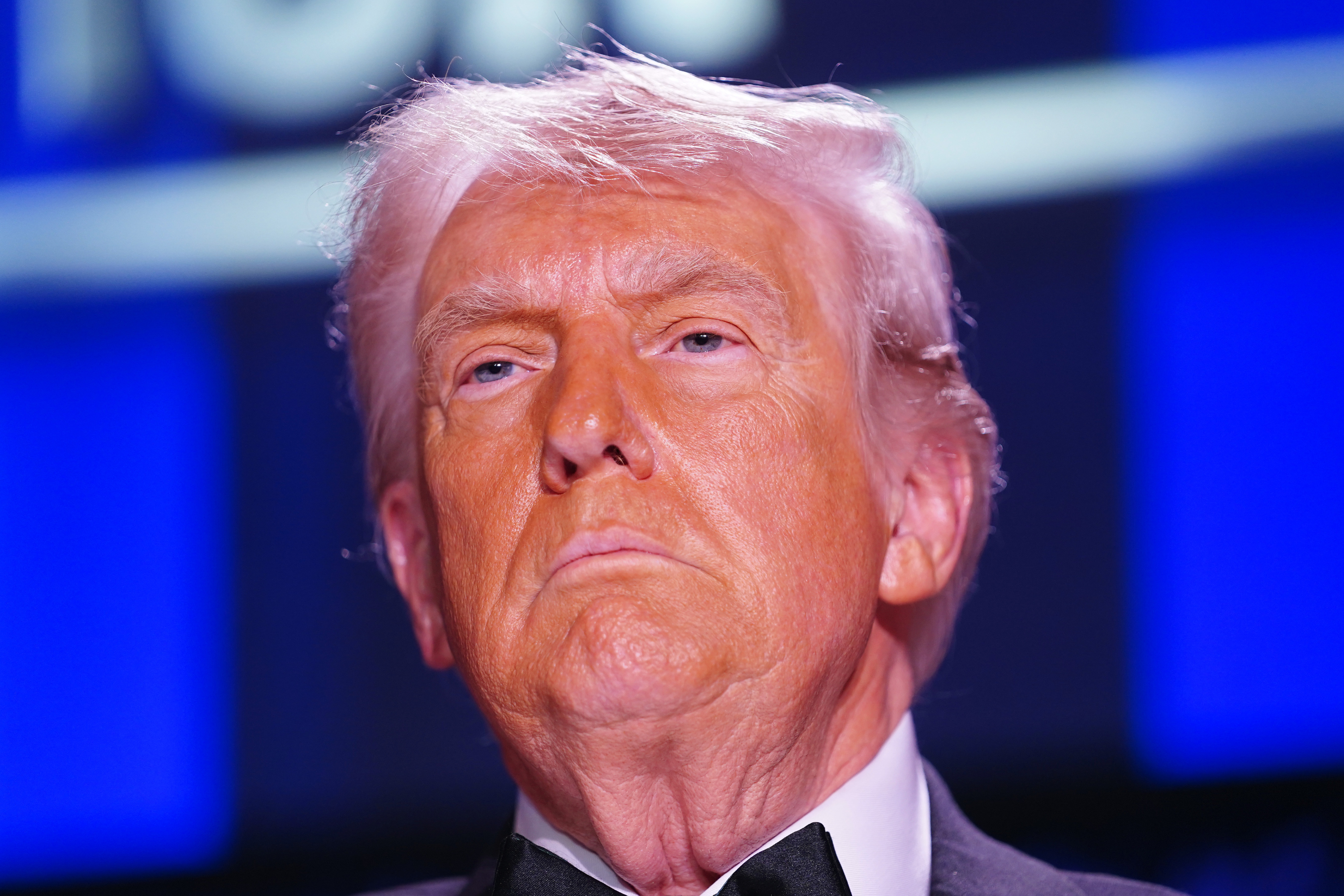 President Donald Trump attends othe annual White House Correspondents Association Dinner April 25, 2026 in Washington, DC.