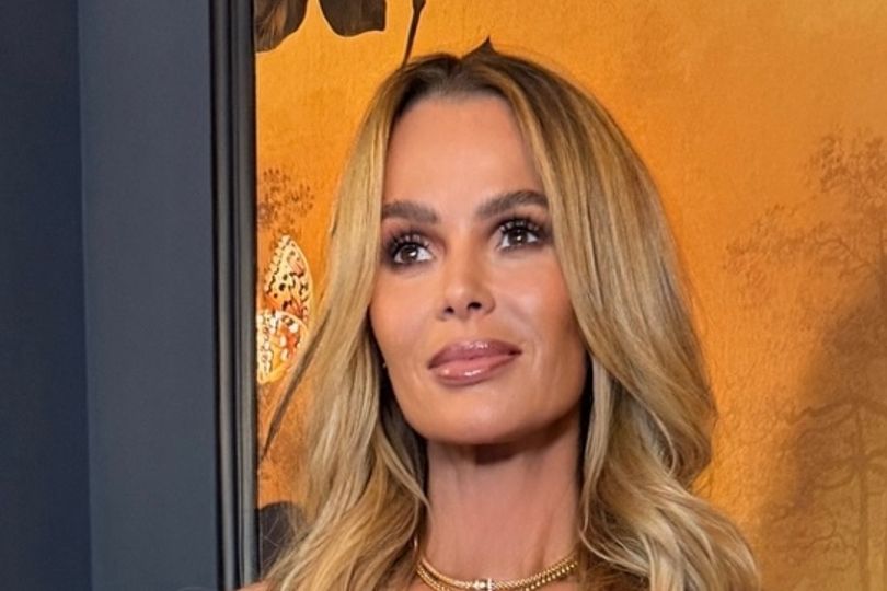 Amanda Holden sizzles in tight leather dress at pre-BAFTA party as fans go  wild