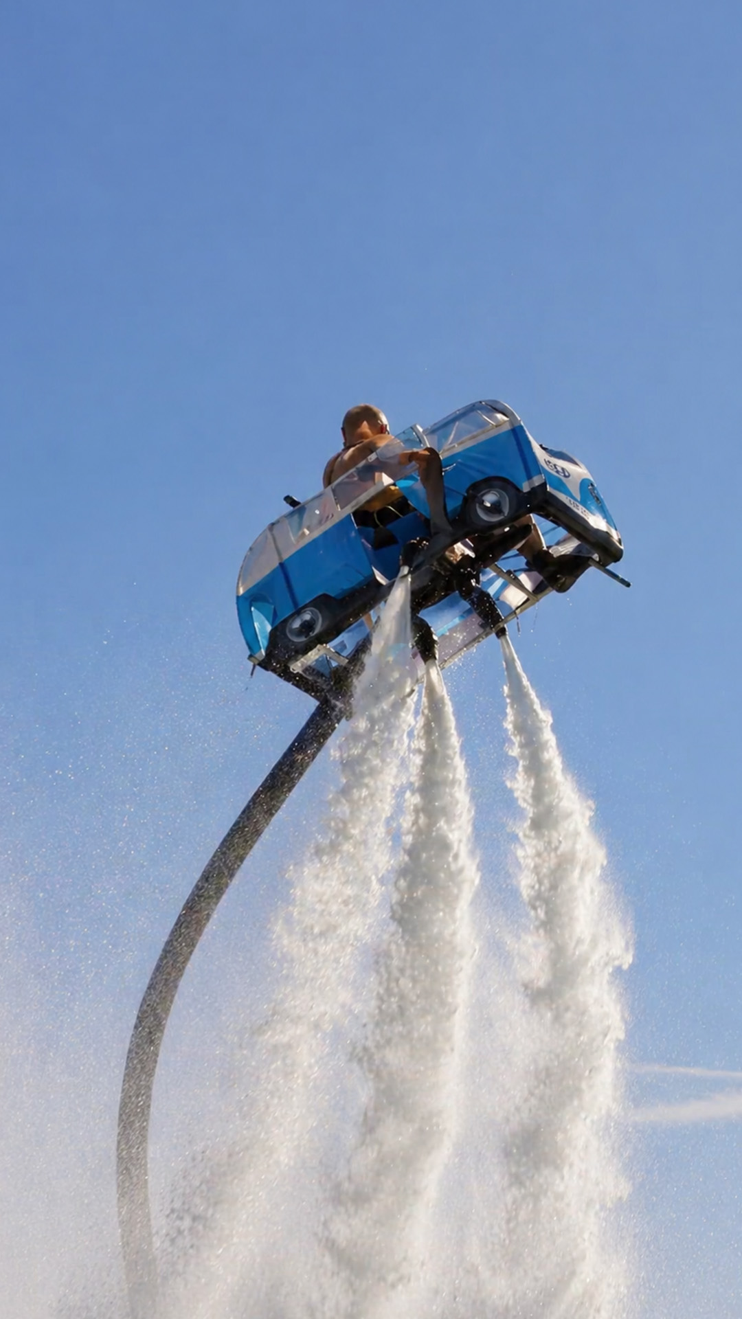 A water scene that focuses on movement and action