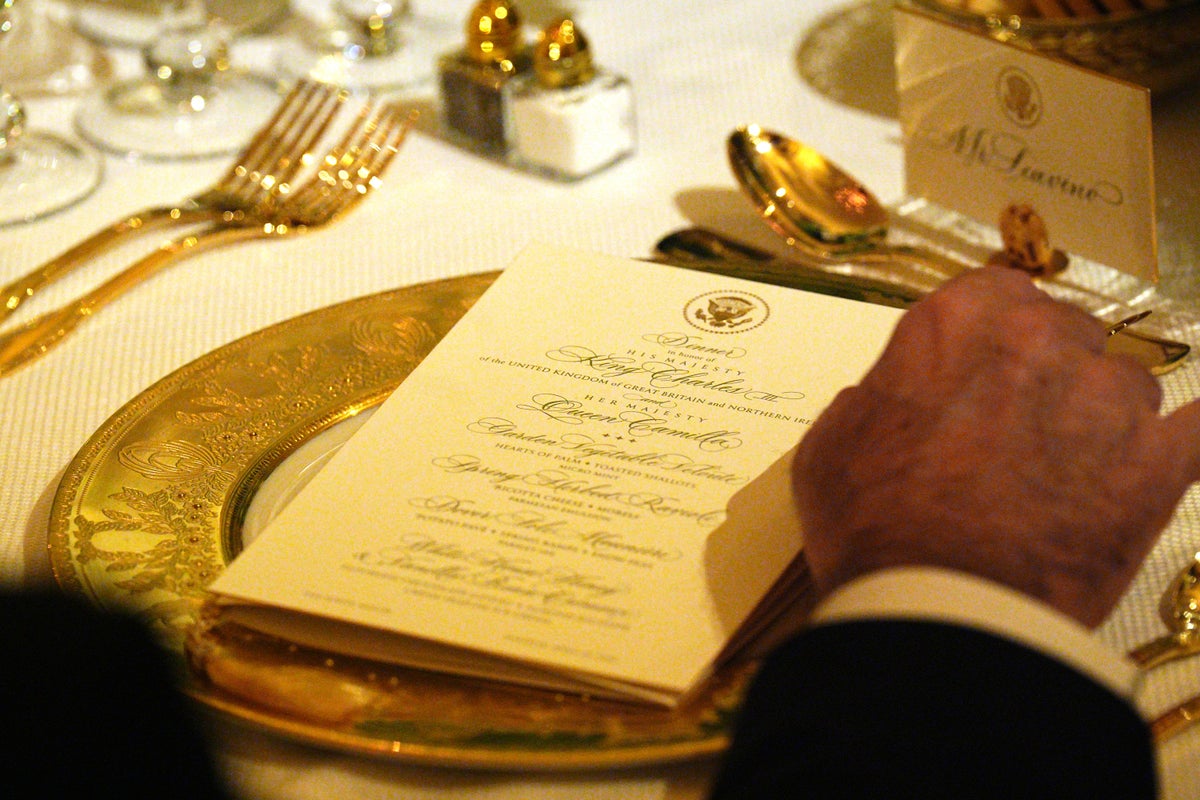 Dissecting the menu at the state banquet for King Charles