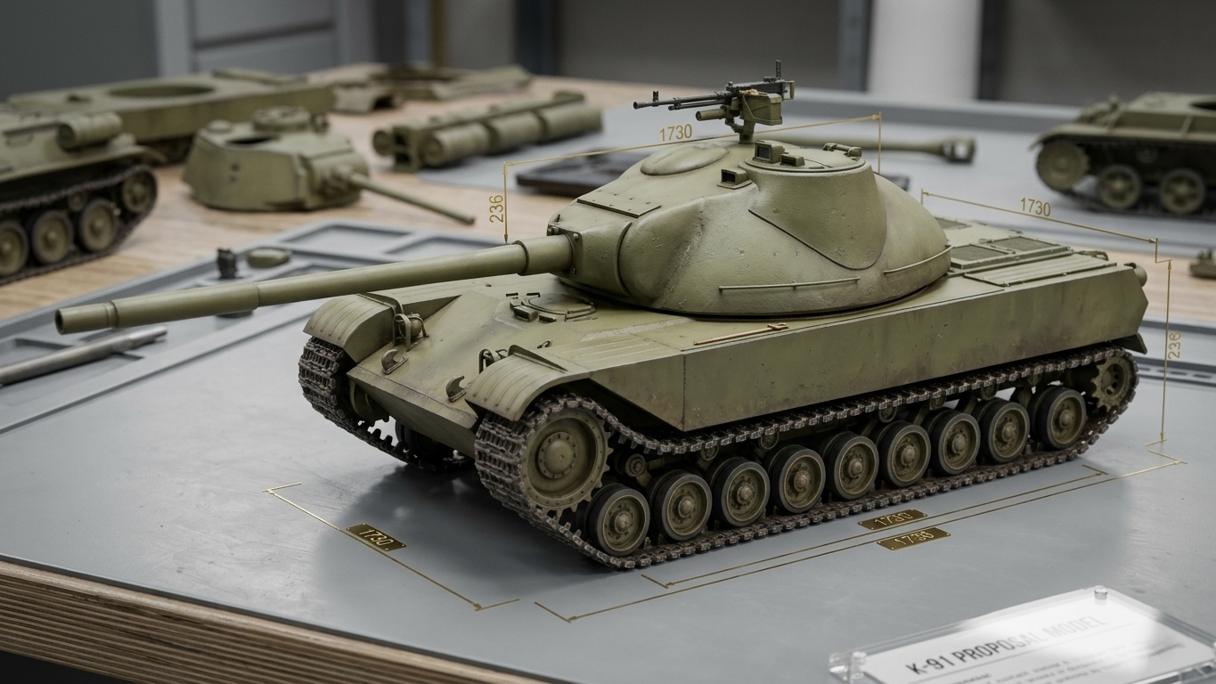 Dieser Panzer sollte revolutionär sein - blieb aber nur ein Entwurf