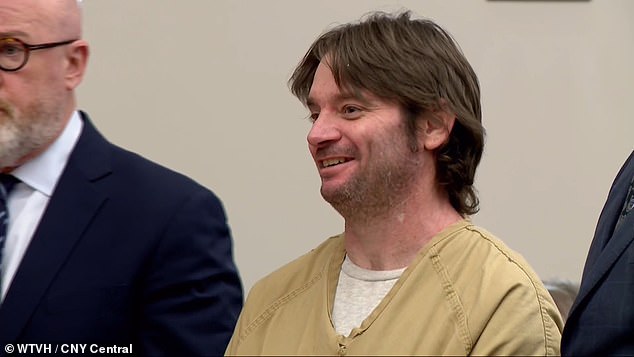 Killer dad laughs in court after confessing to killing son and partner