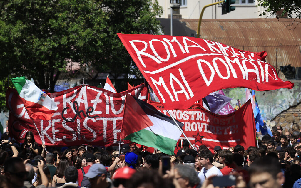 Jewish man detained in Rome for allegedly shooting two left-wing ...