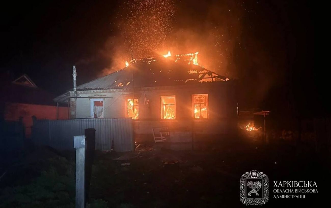 Russian drone strike hits home in Kharkiv region, injuries reported