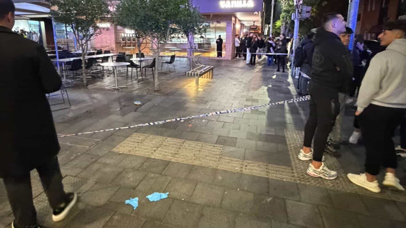 A crime scene was established following the attack on Friday night. (Instagram: thelifeofalex)