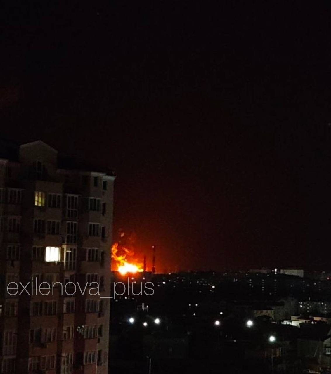 Ukrainian drones reportedly strike oil depot in occupied Crimea