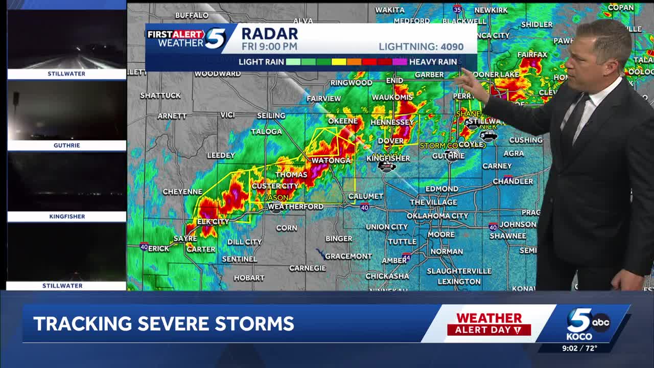 Tracking severe storms across the state April 17, 2026