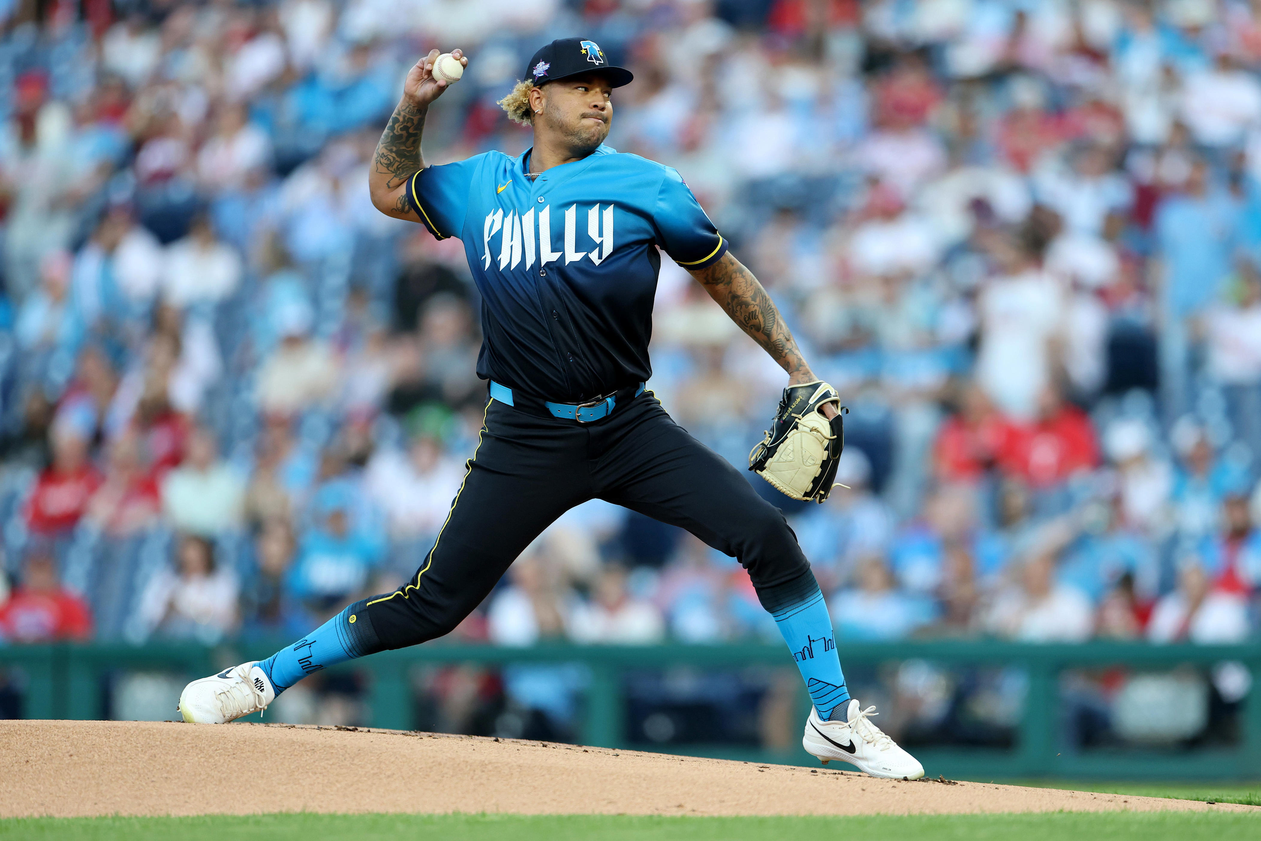Phillies announce lineup today vs. Cubs. Taijuan Walker released
