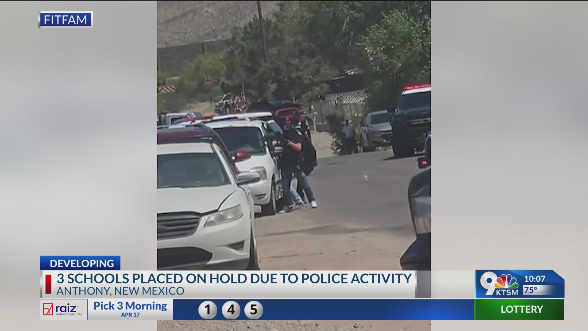 2 in custody after pursuit leads to NM